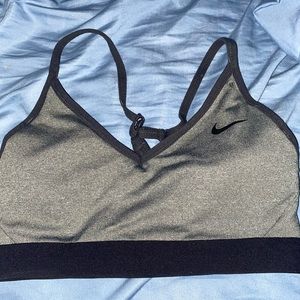 Tight fitting sports bra